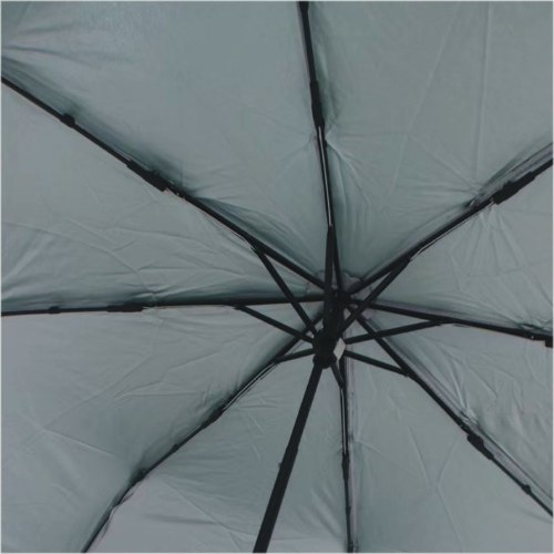 21” 三折防風素銀傘雙色頭 (六色)