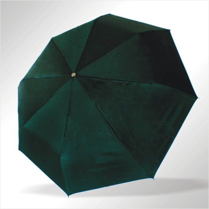21” 三折防風銀膠素色傘 (六色)